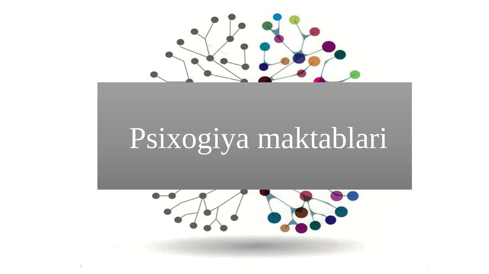 Psixologiya maktablari