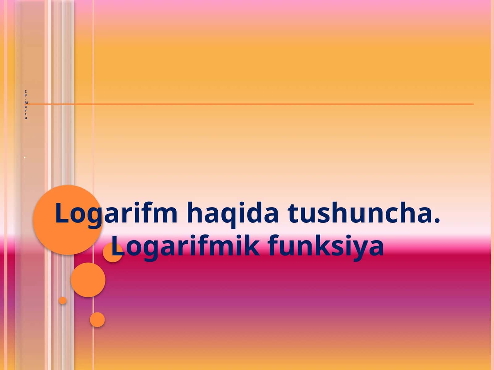 Logarifmik funksiya