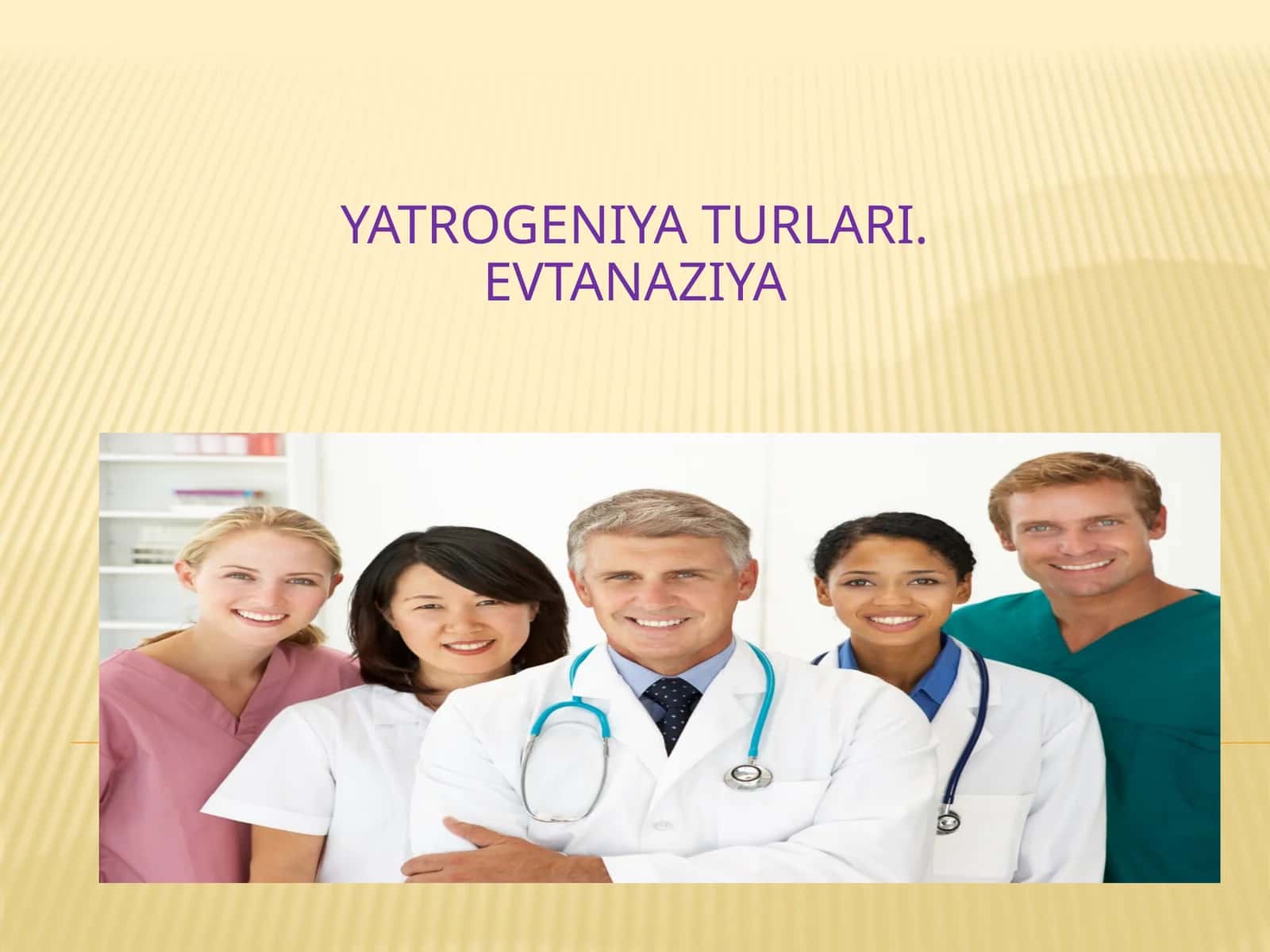 Yatrogeniya turlari.Evtanaziya