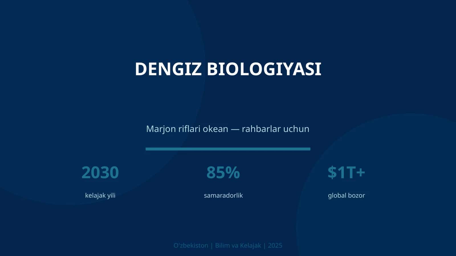 DENGIZ BIOLOGIYASI