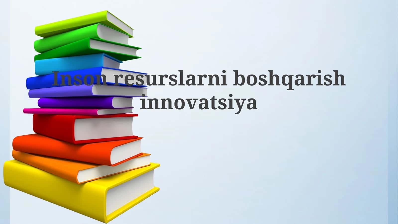 Innovatsion HRM