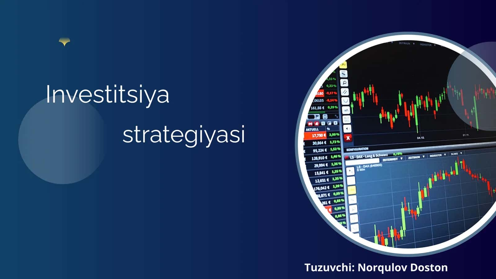 Investitsiya strategiyasi