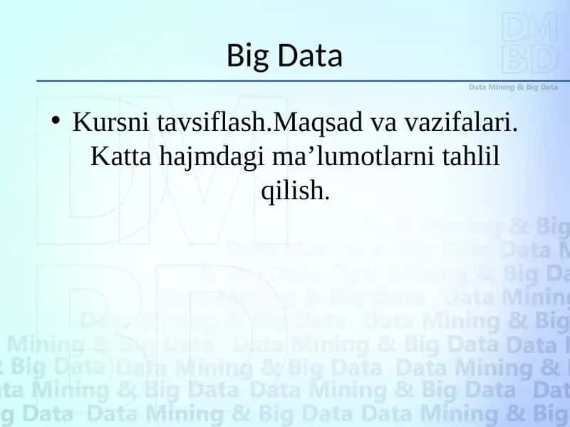 Big Data