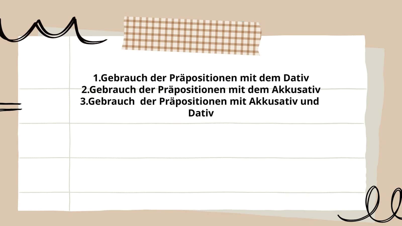 Präpositionen mit Dativ im alltäglichen Sprachgebrauch