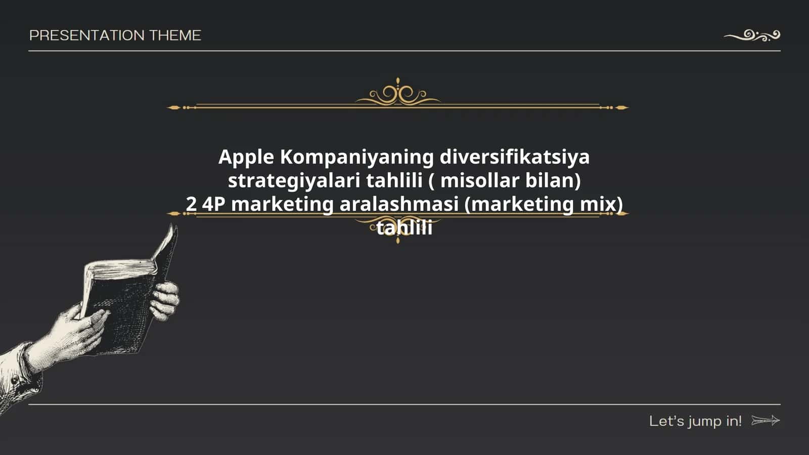 Apple Kompaniyaning diversifikatsiya strategiyalari tahlili