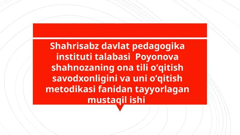 Fonetika va fonologiya hodisalar