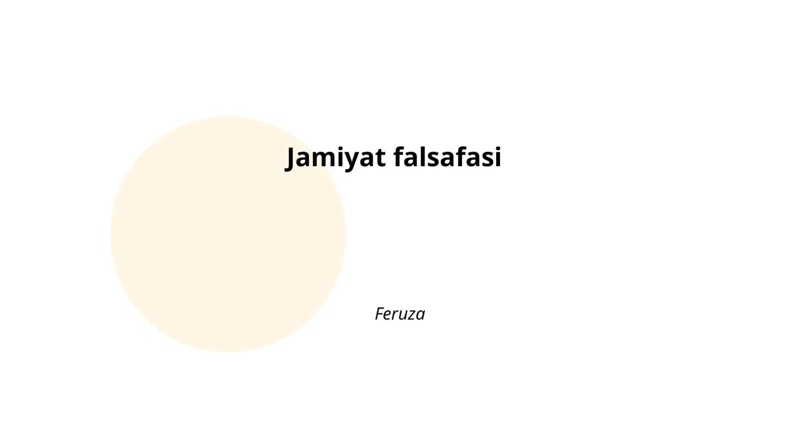 Jamiyat falsafasi