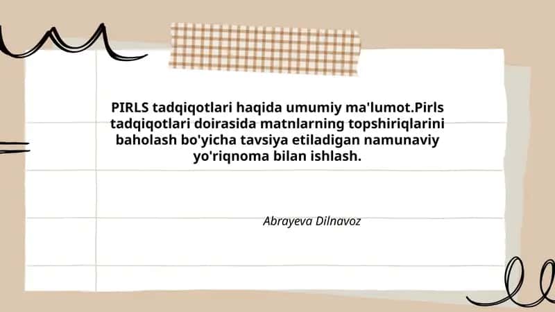PIRLS Tadqiqotlari