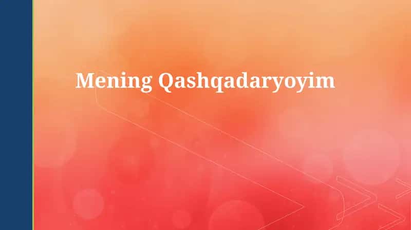 Qashqadaryo: Tarix, Geografiya va Tabiiy Resurslar