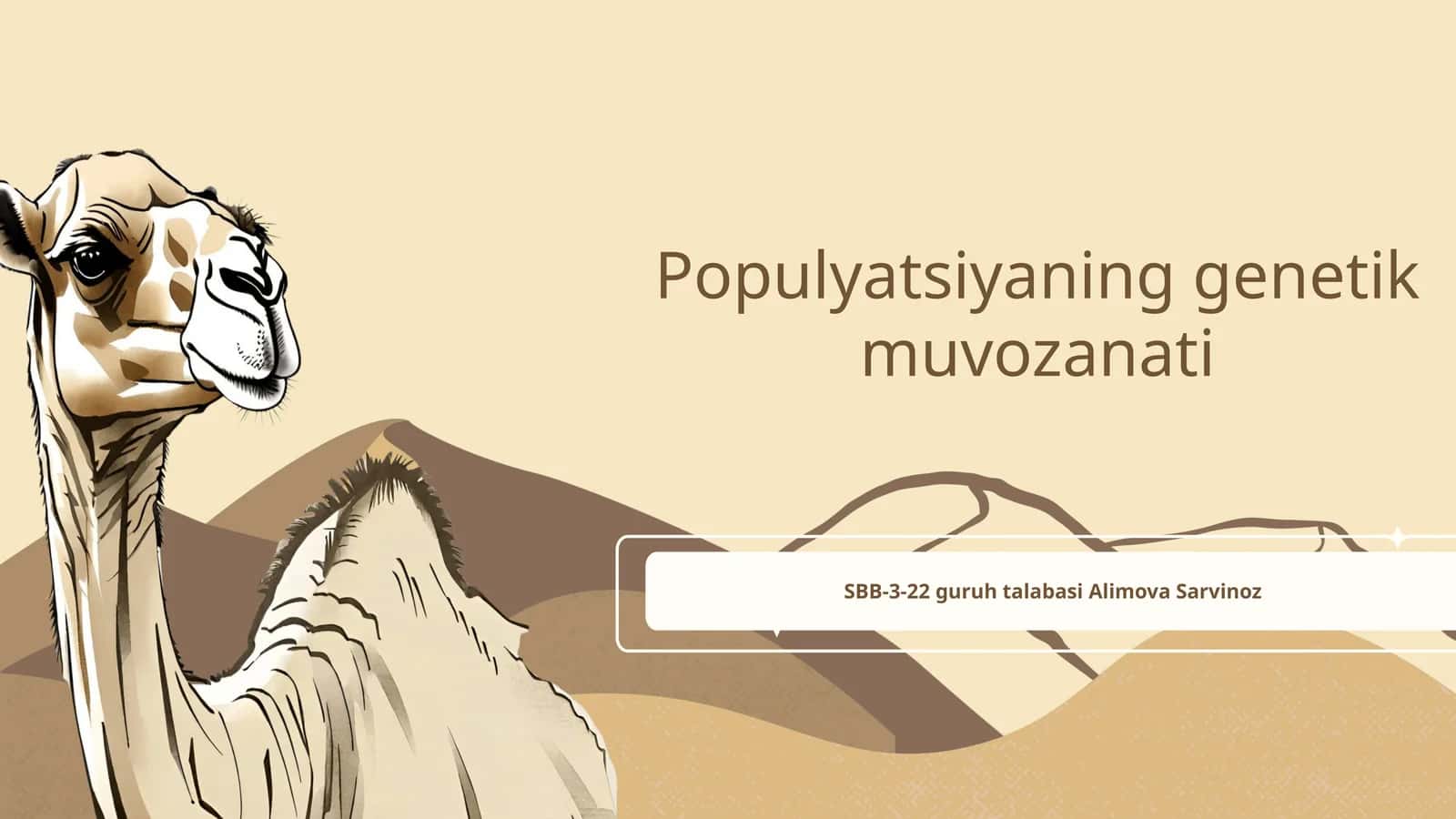Populyatsiyaning genetik muvozanati