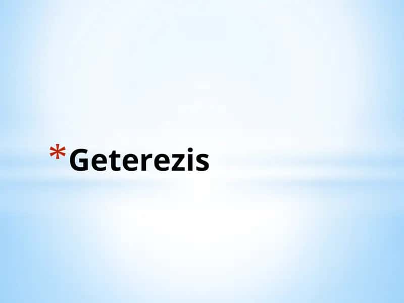 Geterezis