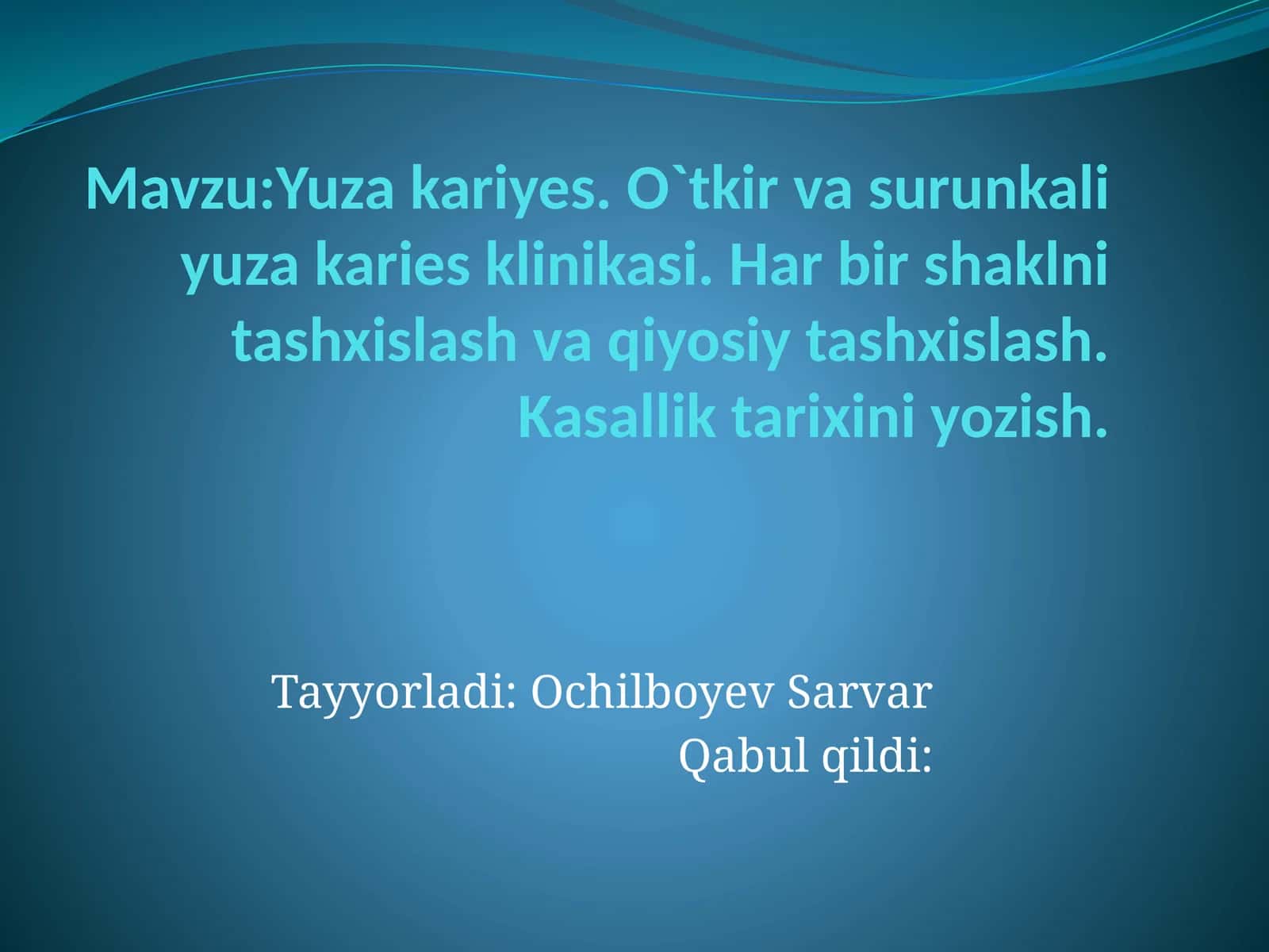Yuza karies