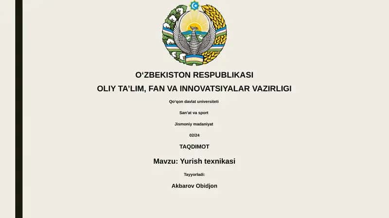 Yurish texnikasi