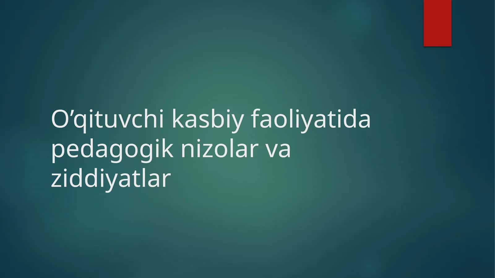 Pedagogik nizolari