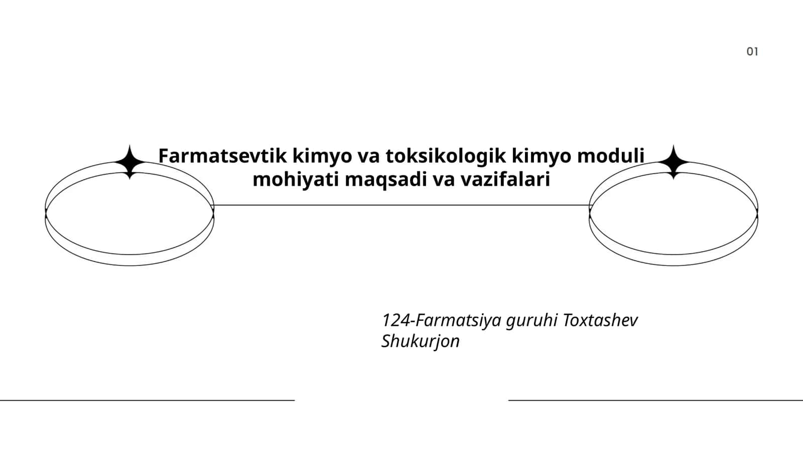 Farmatsevtik kimyo va toksikologik kimyo moduli mohiyati maqsadi va vazifalari