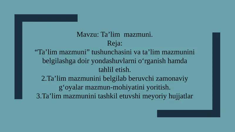 Ta'limmazmuni