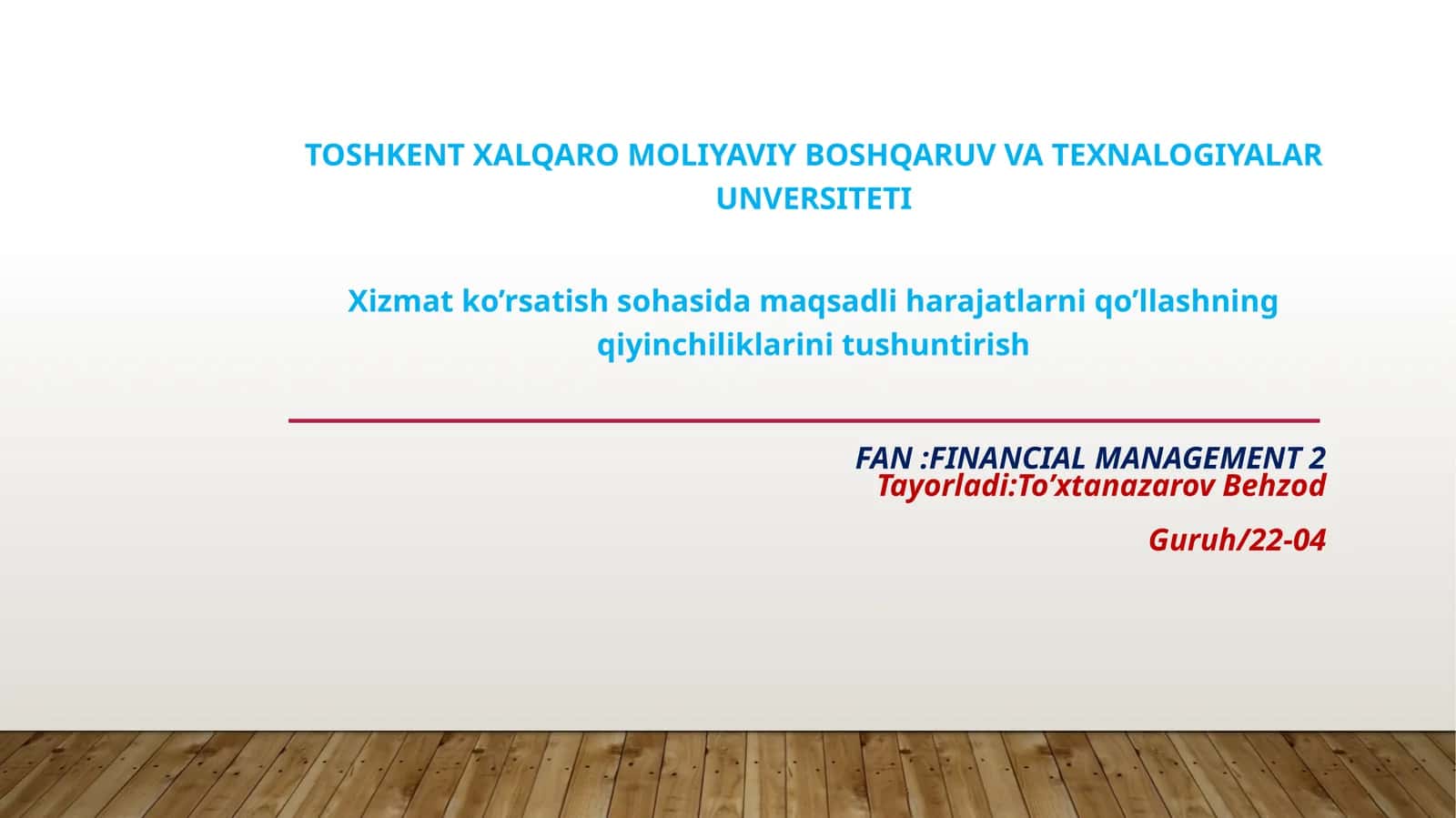 Financial Management2