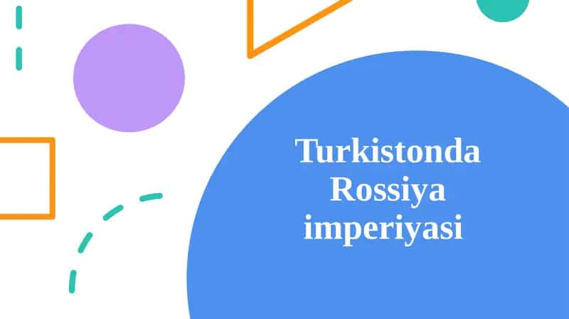 Turkistonda Rossiya imperiyasi