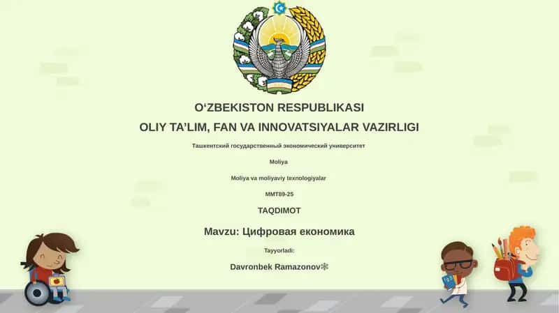 Raqamli iqtisodiyot
