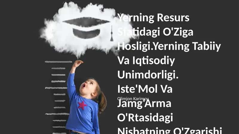 Yerning Resurs Sfatidagi O'Ziga Hosligi