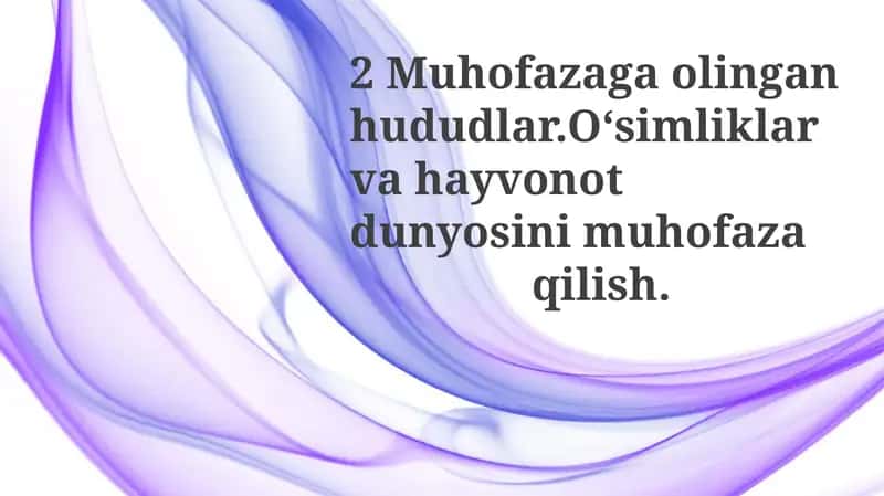 Birinchi hududning faunasi