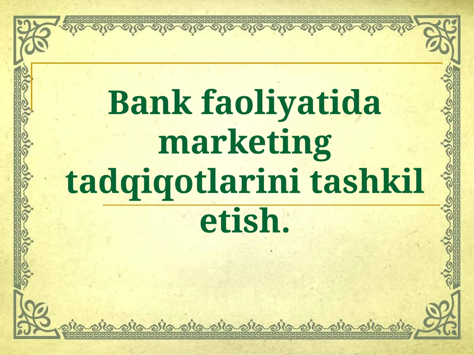 Bank marketingi