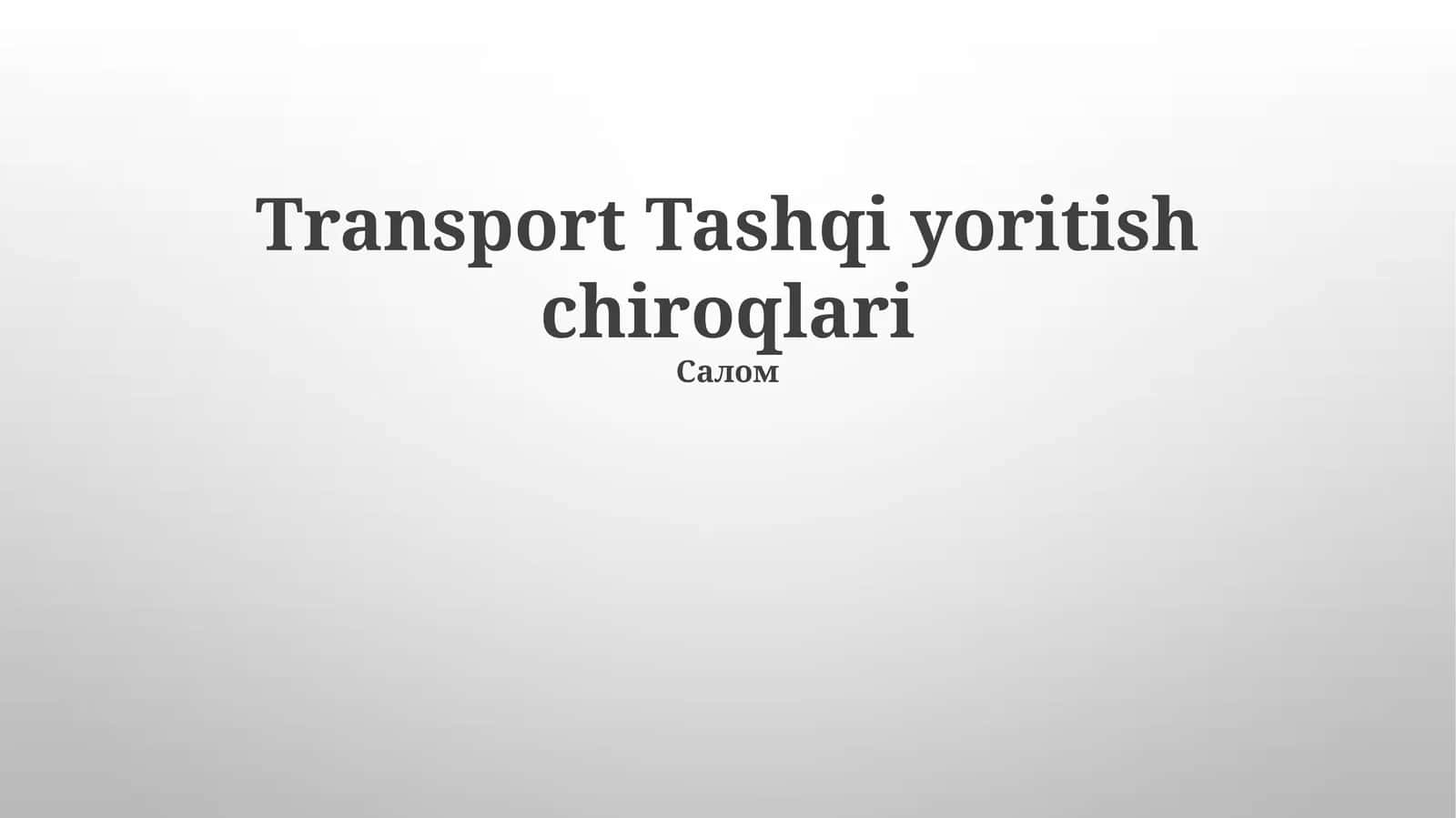 Tashqi yoritish armaturalari