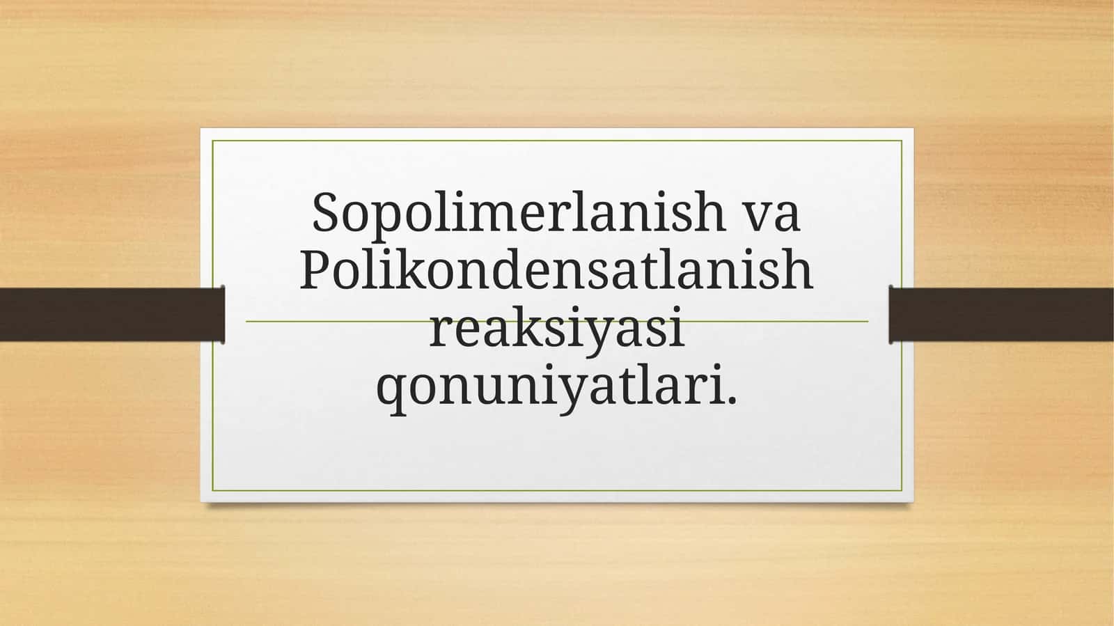 Sopolimerlanish va polikondensatlanish reaksiyasi qonuniyatlari, monomerlarning qoldiqlari