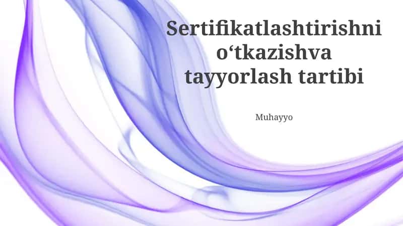 Sertifikatlar ko'pincha imtihon va amaliy baholarni o'z ichiga oladi;