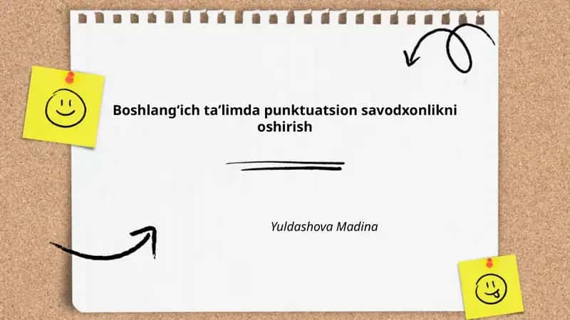 Punktuatsion savodxonlikni oshirish