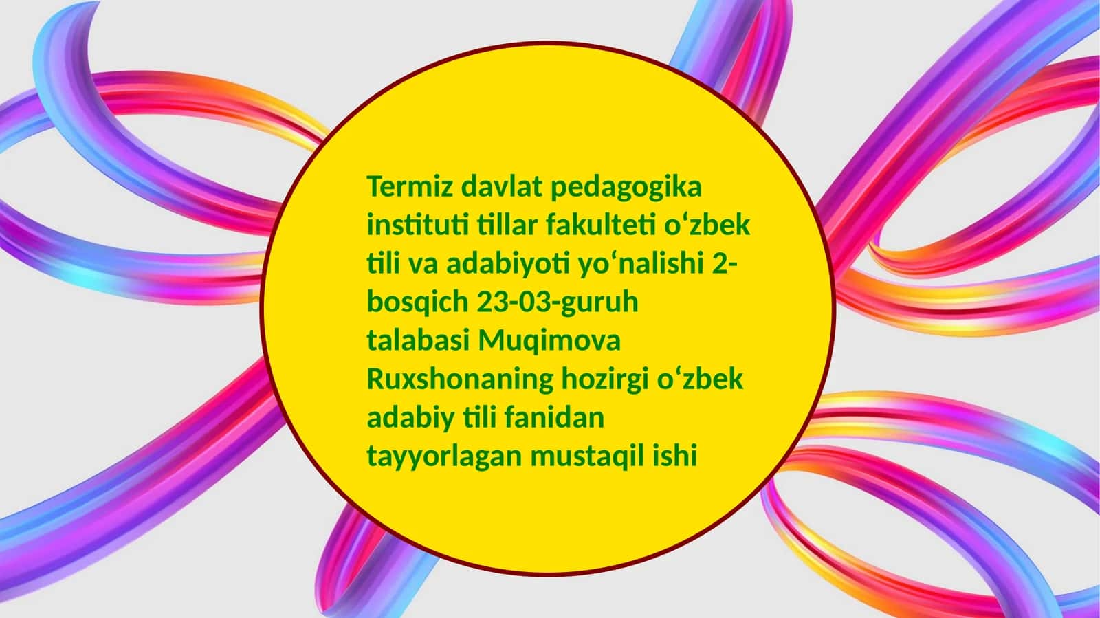 Morfemalar boʻlimi haqida