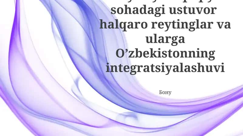Inson Huquqlari va Erkinlik Ko'rsatkichlari