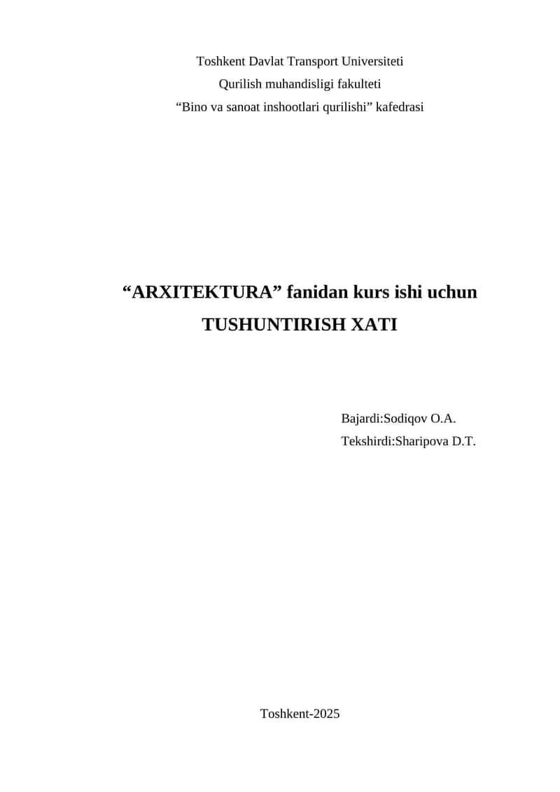 ARXITEKTURA