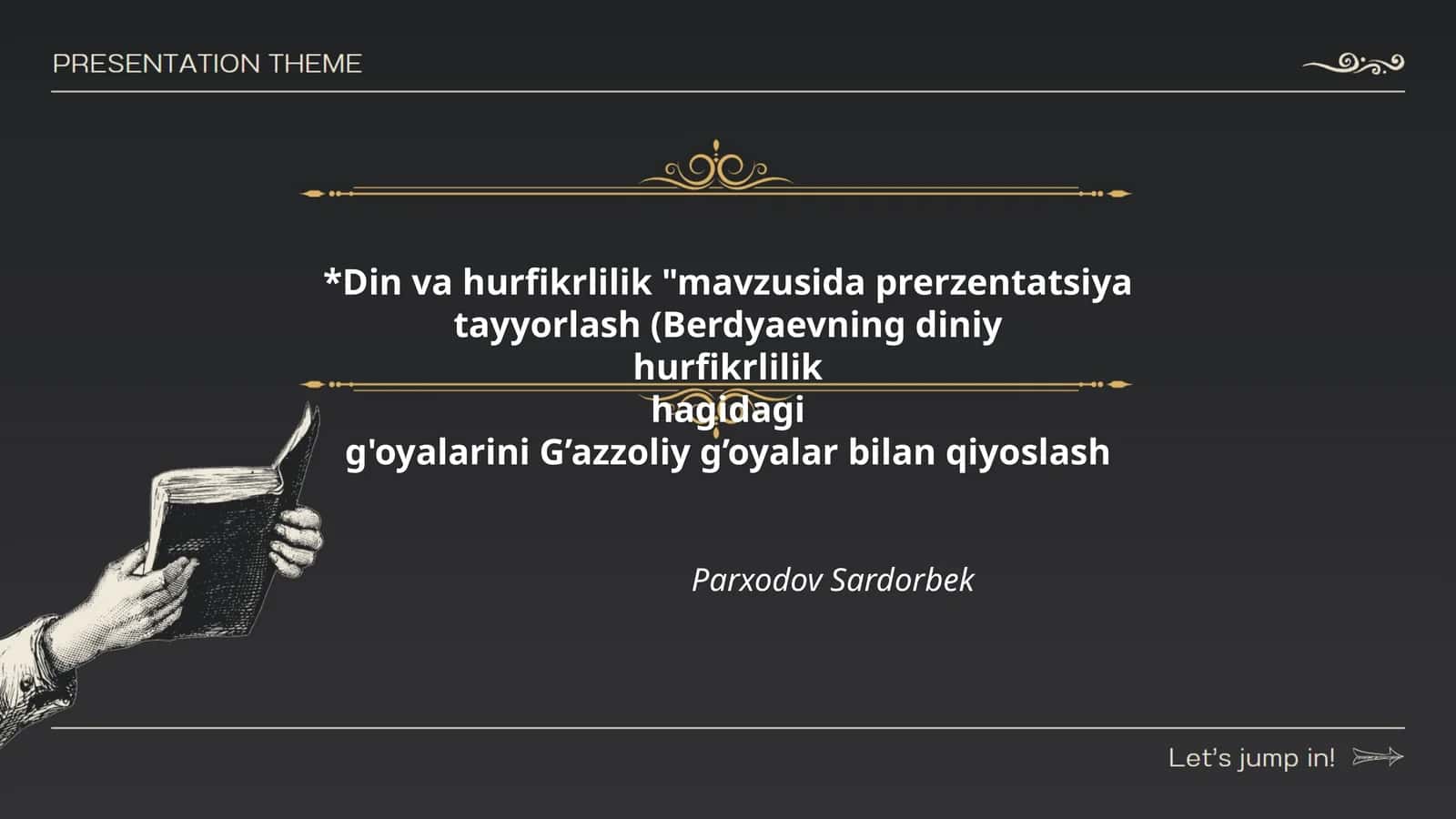 Berdyaev va diniy hurfikrlilik