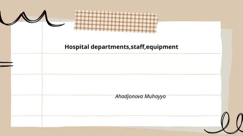 Emergency Department