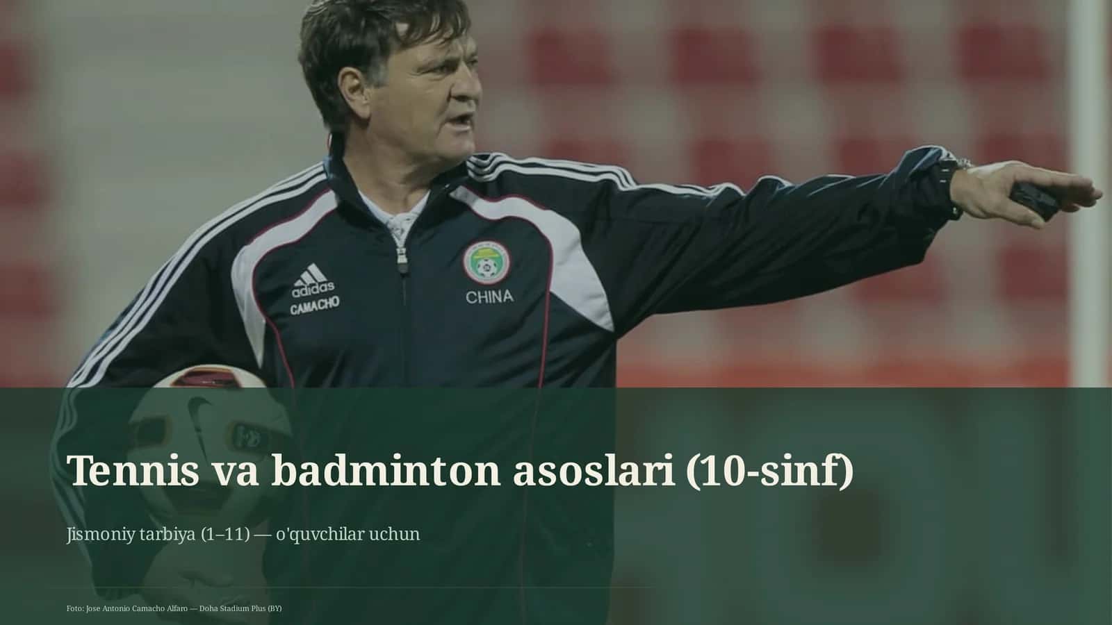 Tennis va badminton asoslari (10-sinf)