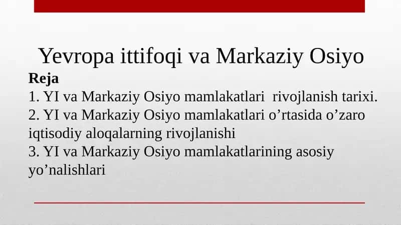 Yevropai tti foqi va Markaziy Osiyo