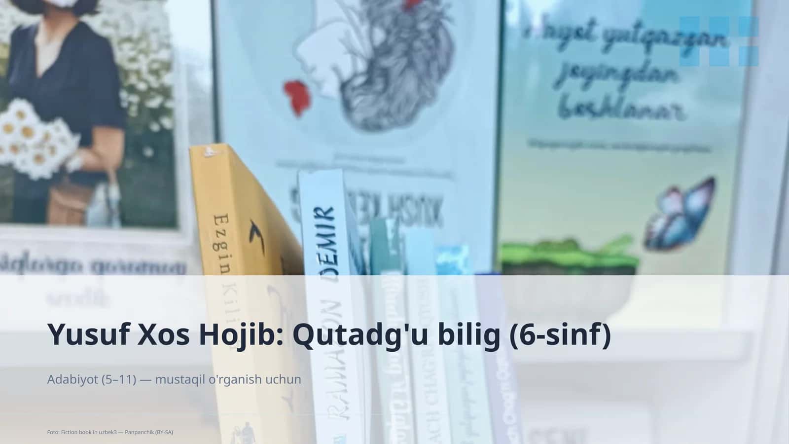 Yusuf Xos Hojib: Qutadg'u bilig (6-sinf)