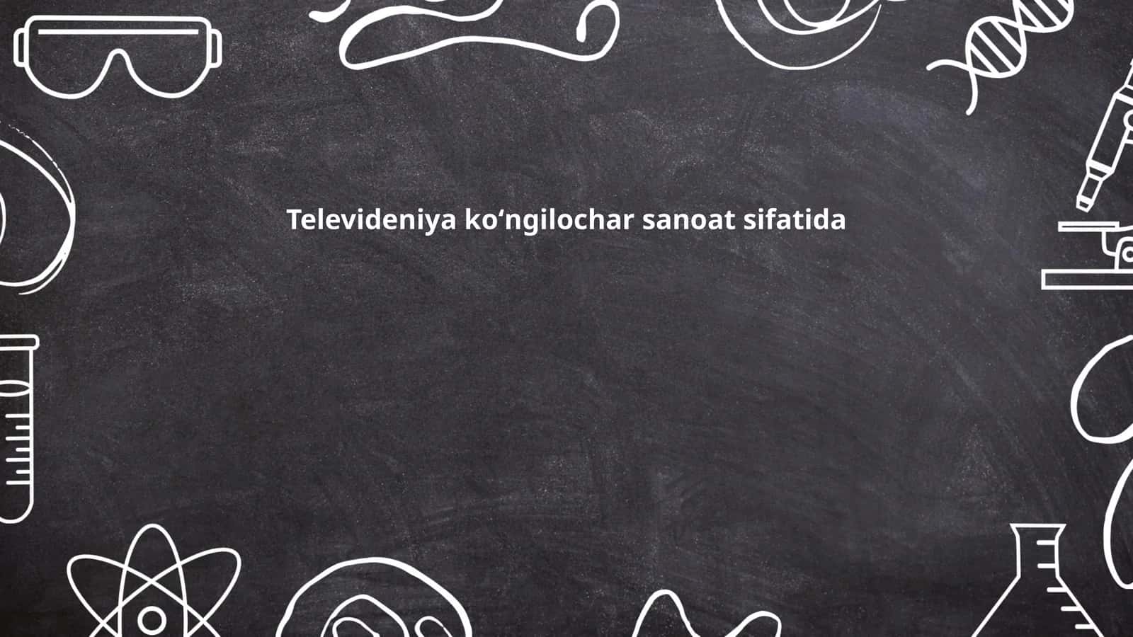 Televideniya koʻngilochar sanoat sifatida