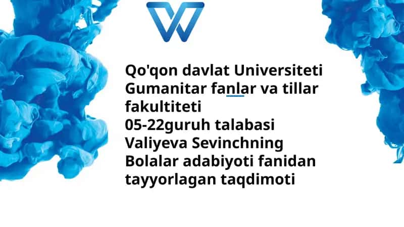 Taqdimot bolalar o'yini