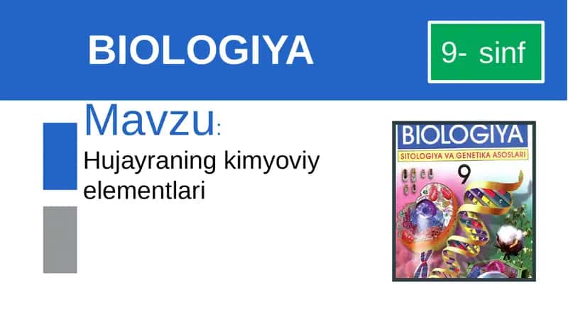 Hujayralar evolyutsiyasi-mustahkamlash