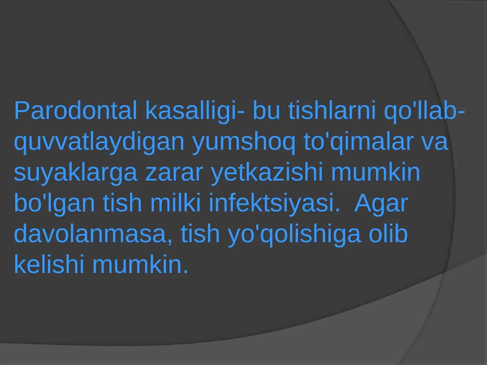 Parodontal kasalligi