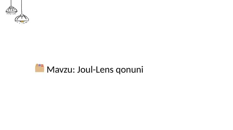 Joul-Lens qonuni