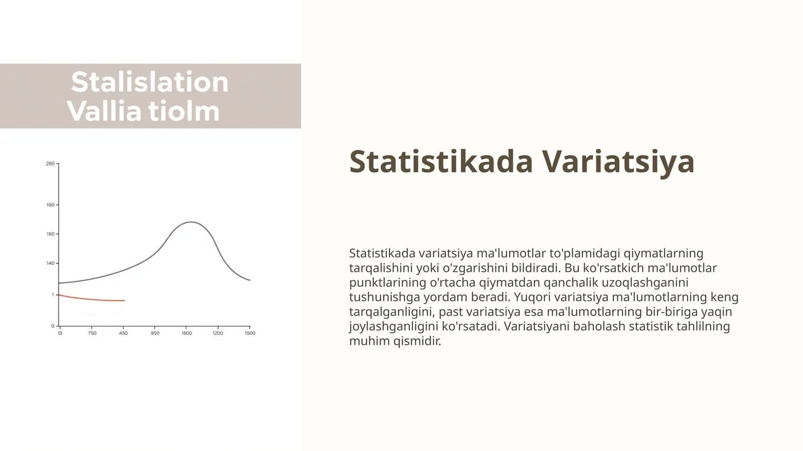 Statistikada Variatsiya