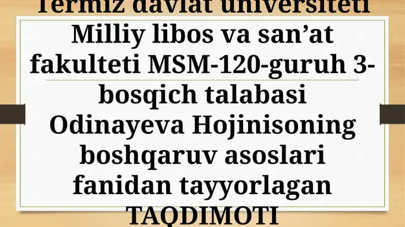 Motivatsiya turlari