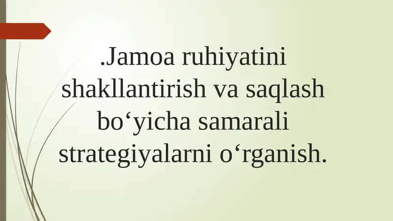Tashkilotning Umumiy Maqsadlariga Erishish