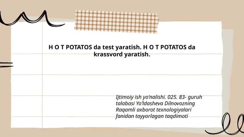 Raqamli axborot texnologiyalari fanidan tayyorlagan taqdimoti