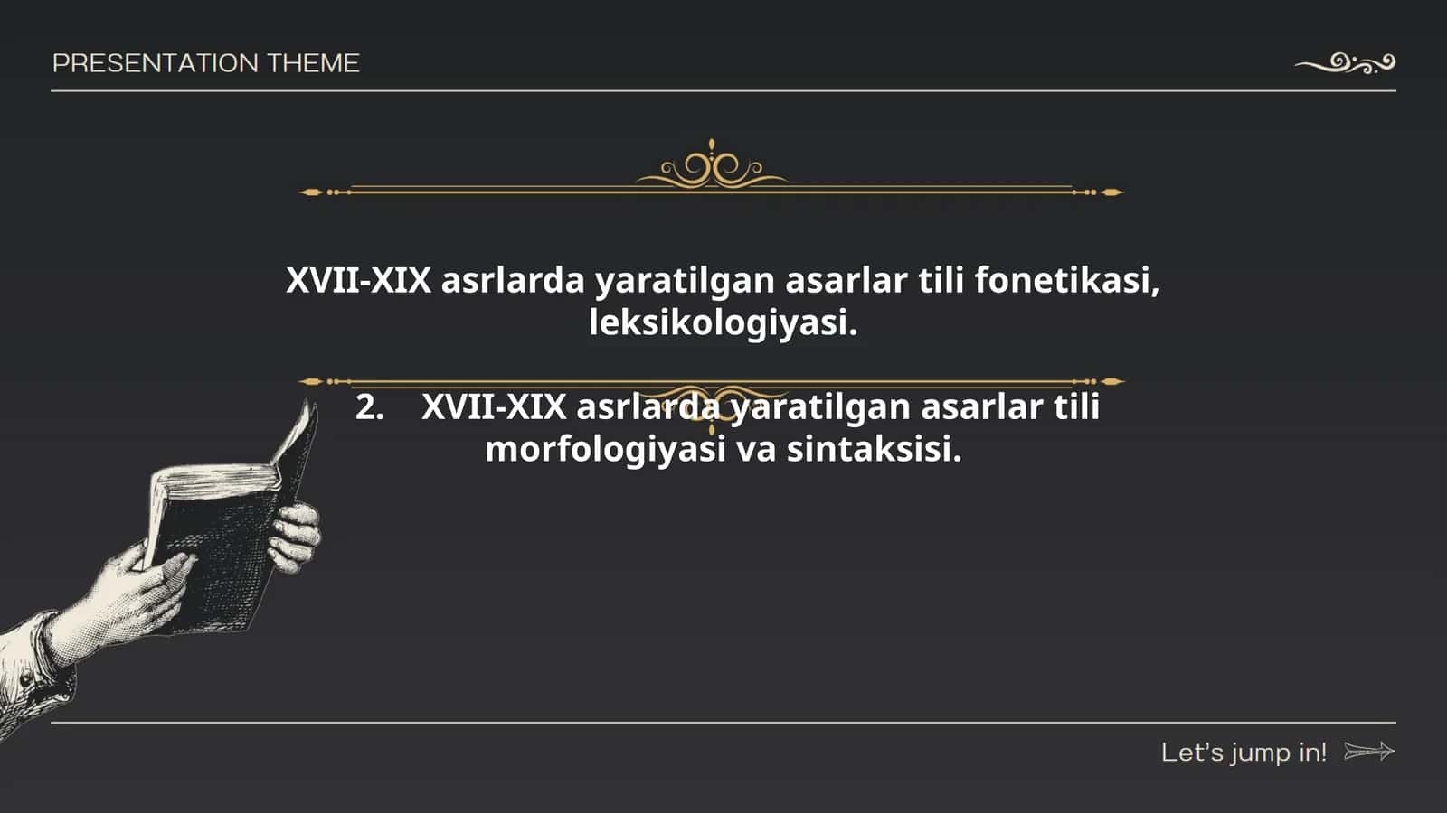 XVII-XIX asr adabiy asarlarida fonetik xususiyatlar