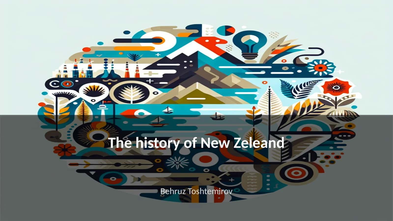 The history of New Zeleand