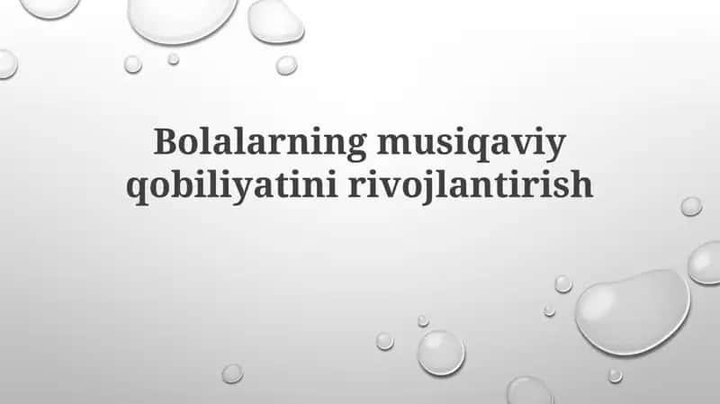 Musiqa Tashkiloti Ustida Darslar